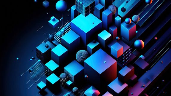 illustrative Grafik: geometrische Formen