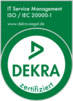 DEKRA-Siegel: IT Service Management ISO/IEC 20000-1