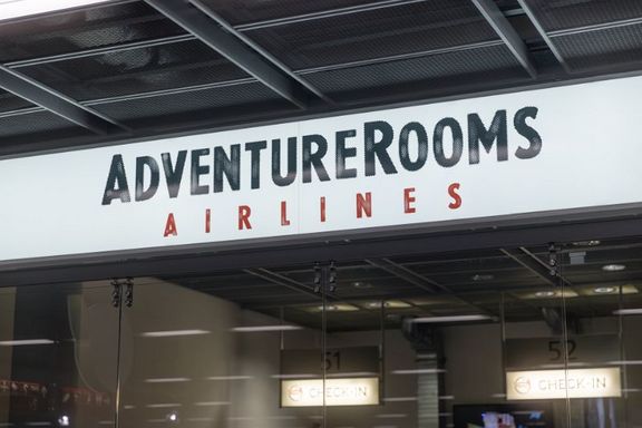 Bild: Eingang zu den Adventurerooms Airlines