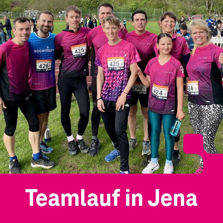 Teilnehmende des Firmenlaufs in Jena Foto: Teilnehmende des Firmenlaufs in Jena