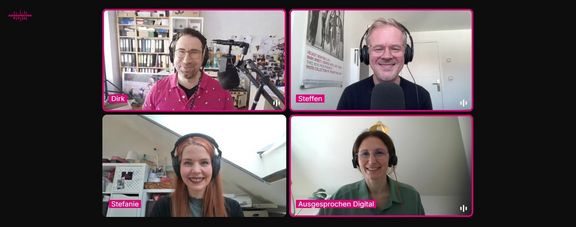 Podcast-Aufnahme mit Dirk Sinan Songür