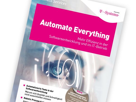 Cover Whitepaper Automatisierung Softwareentwicklung und IT-Betrieb Coverbild Whitepaper Automatisierung Softwareentwicklung und IT-Betrieb