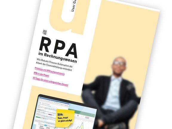 Cover User Guide RPA im Rechnungswesen Coverbild User Guide Robotic Process Automation im Rechnungswesen