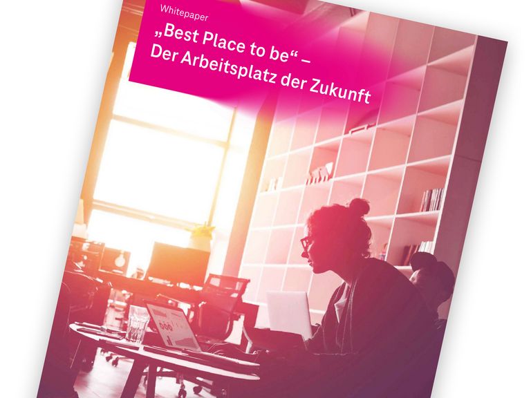 Coverbild Whitepaper Arbeitsplatz der Zukunft 
