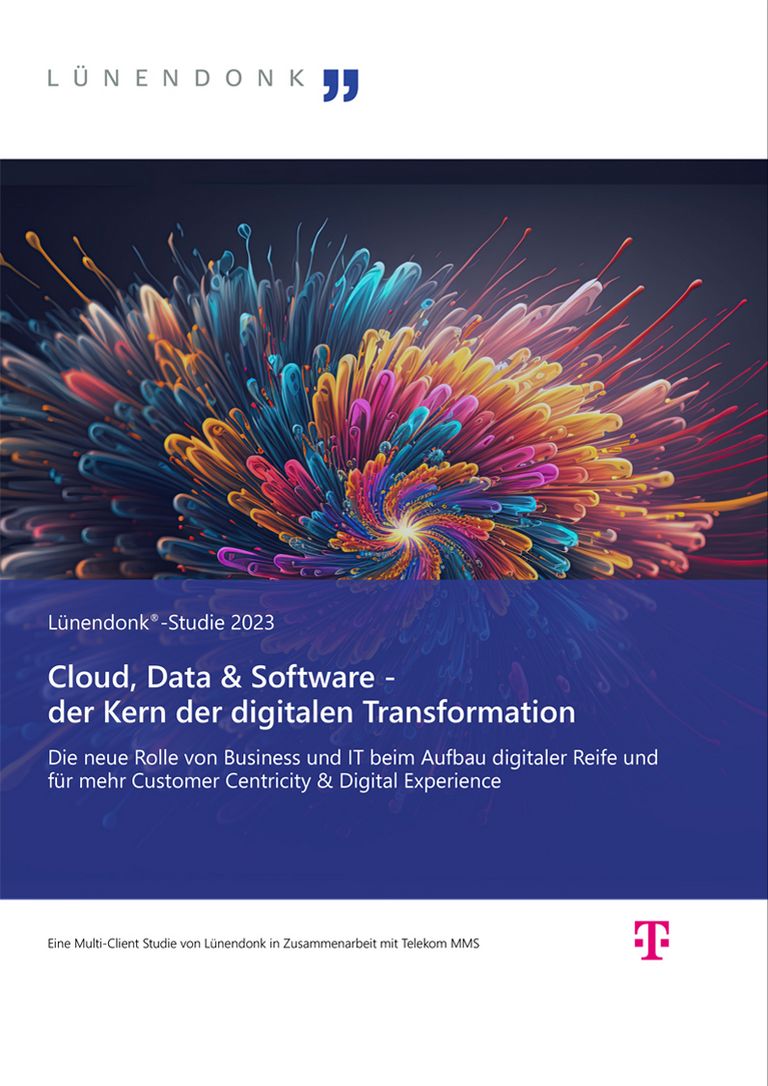 Titelbild Digitale Transformation Lünendonk®-Studie 2023

