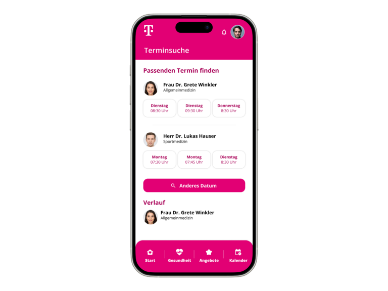 Terminvereinbarung mit dem Betriebsarzt via App
