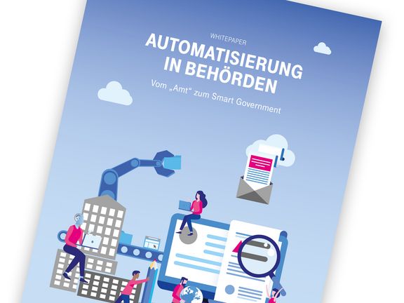 Cover Whitepaper Automatisierung in Behörden Coverbild Whitepaper Automatisierung in Behörden