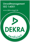 DEKRA-Siegel: Umweltmanagement ISO 14001