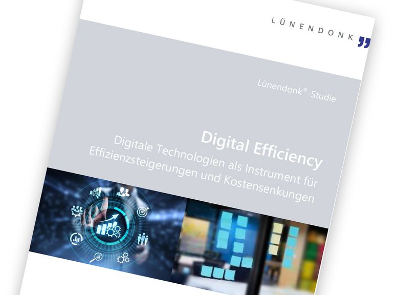 Coverbild Luenendonk-Studie Digital Efficiency
