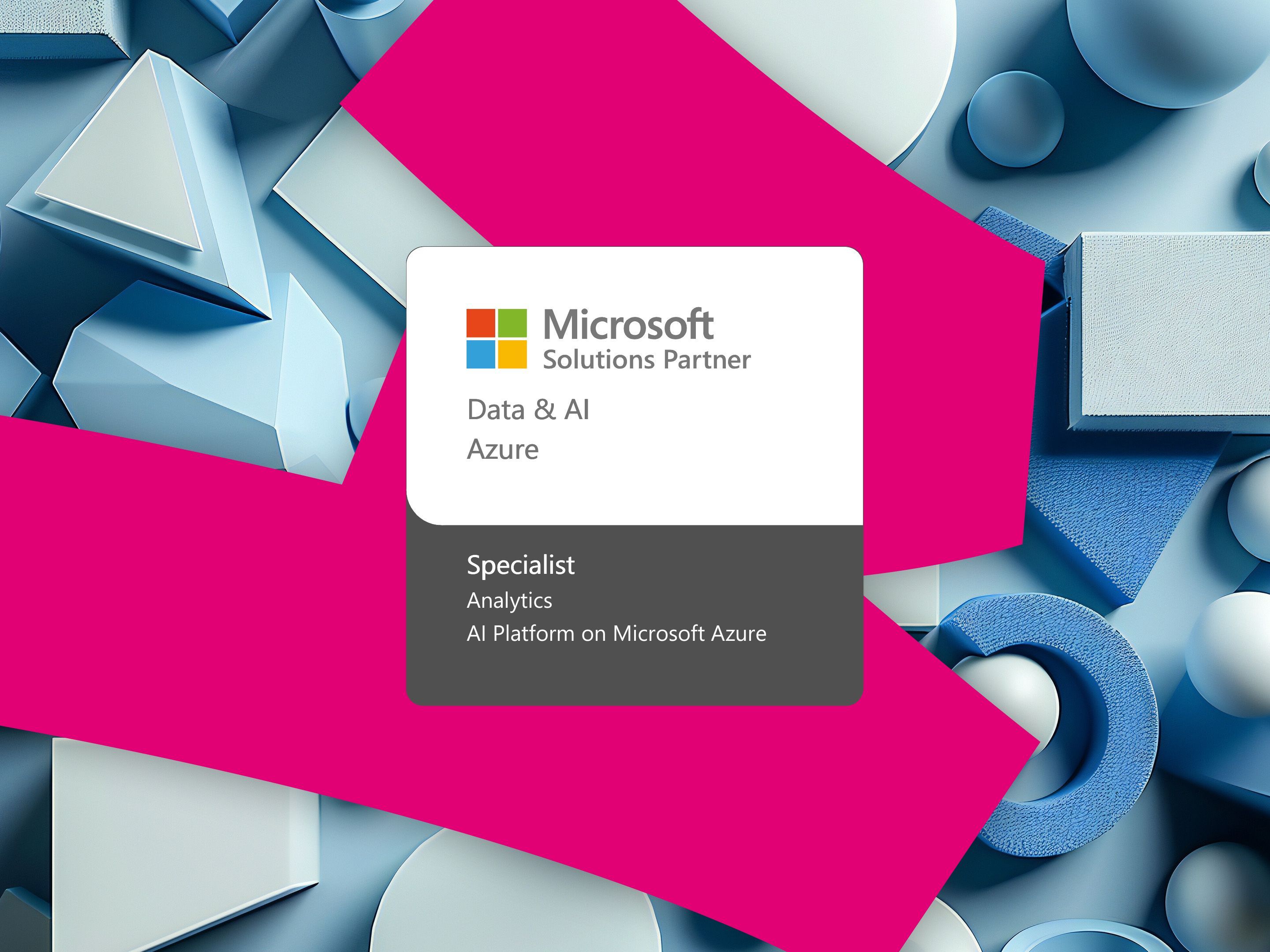 Badge Microsoft Solutions Partner: Data & AI Azure