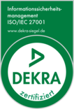 DEKRA-Siegel: Informationssicherheitsmanagement ISO/IEC 27001