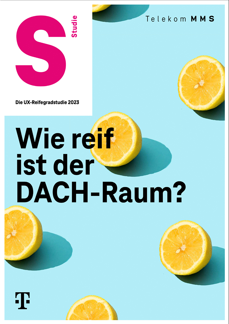 Coverbild UX-Reifegradstudie für den DACH-Raum