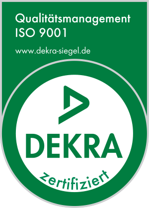 DEKRA-Siegel: Qualitätsmanagement ISO 9001