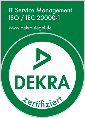 DEKRA-Siegel: IT Service Management ISO/IEC 20000-1