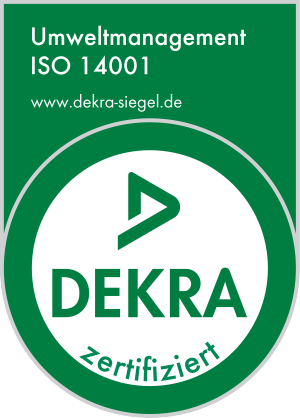 DEKRA-Siegel: Umweltmanagement ISO 14001